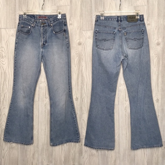 Silver Jeans Vintage Flare Button Fly 29x33 - Picture 1 of 16